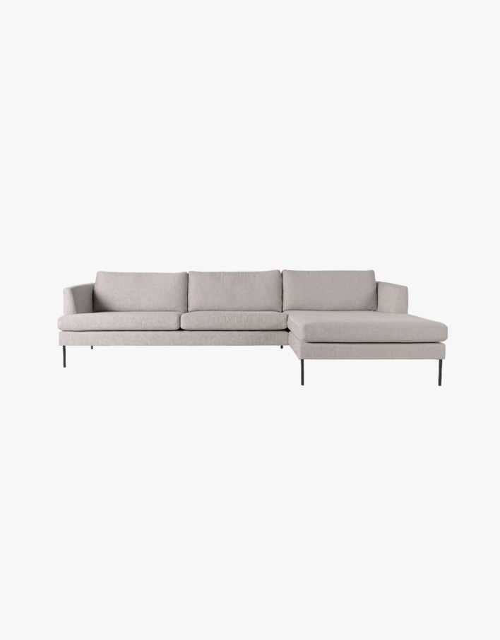 Soffa schäslong höger beige - 300x156x80 cm beige - 1