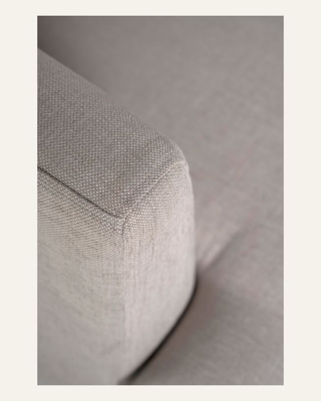 Soffa divan vänster beige - 269x220x80 cm beige - 1