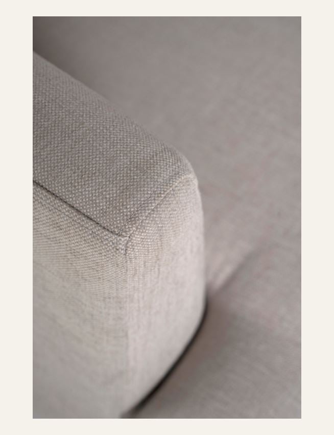 Soffa divan vänster beige - 3
