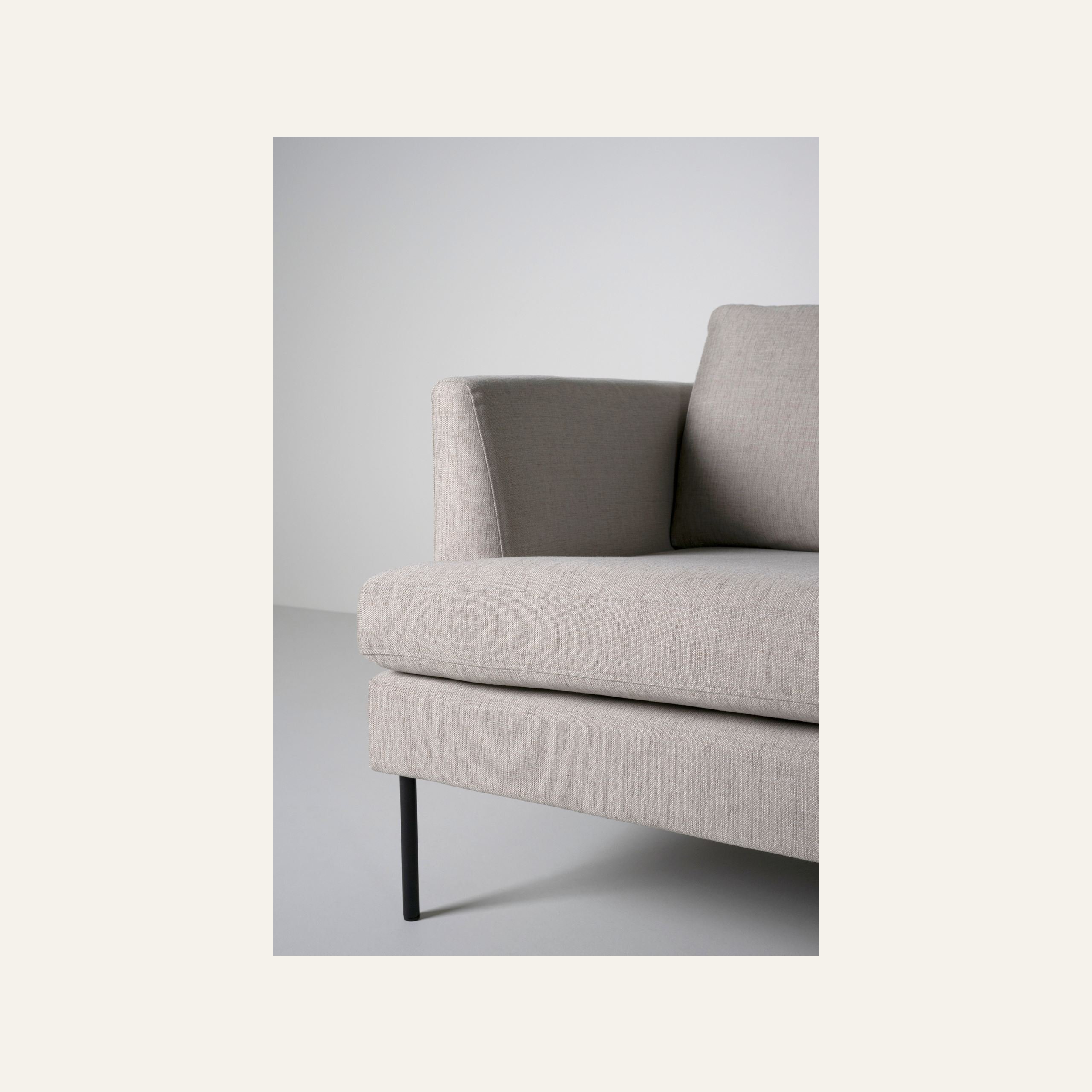Soffa divan höger beige - 2