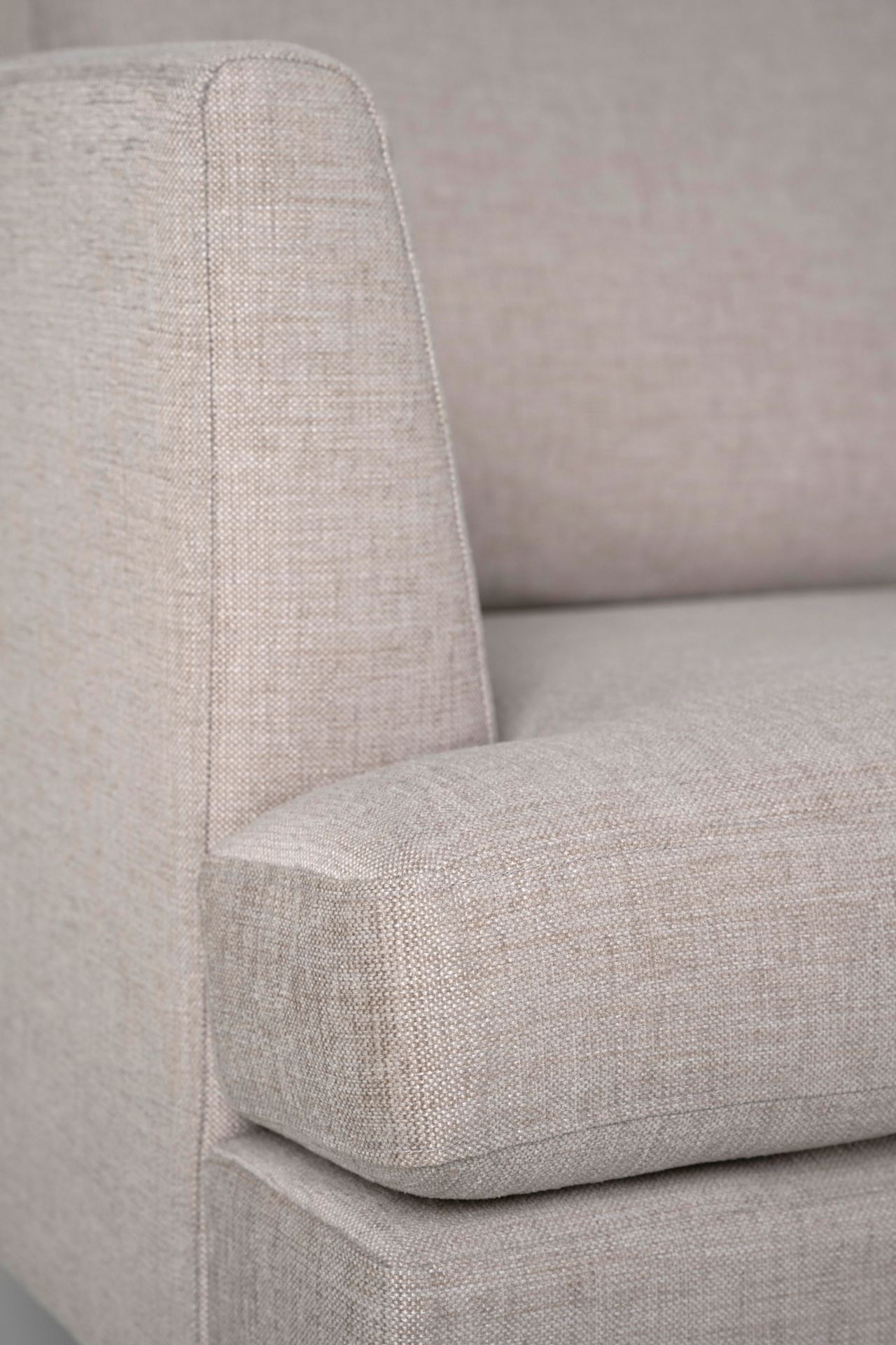 Soffa schäslong höger beige - 9