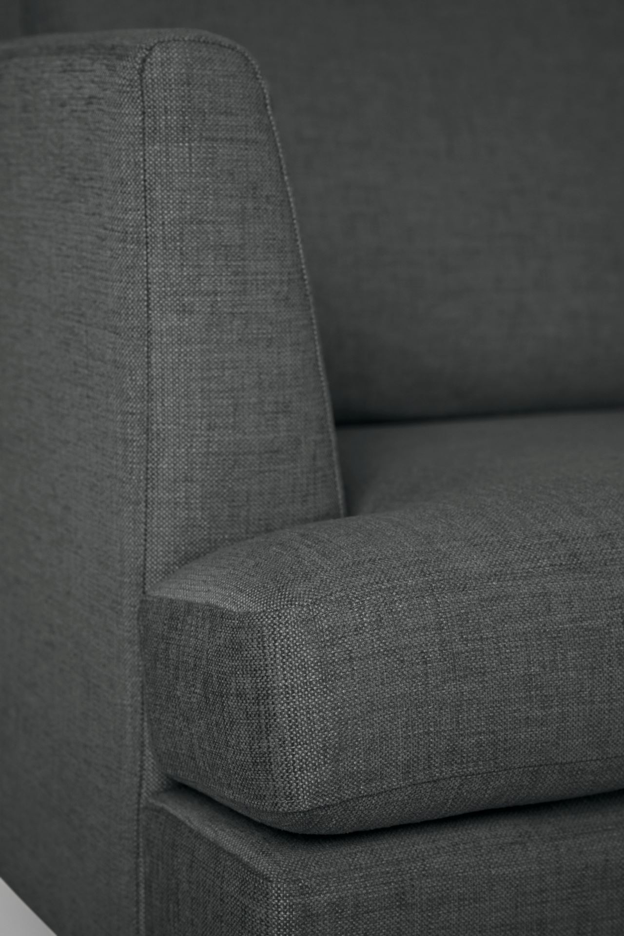 Soffa divan vänster grå - 2