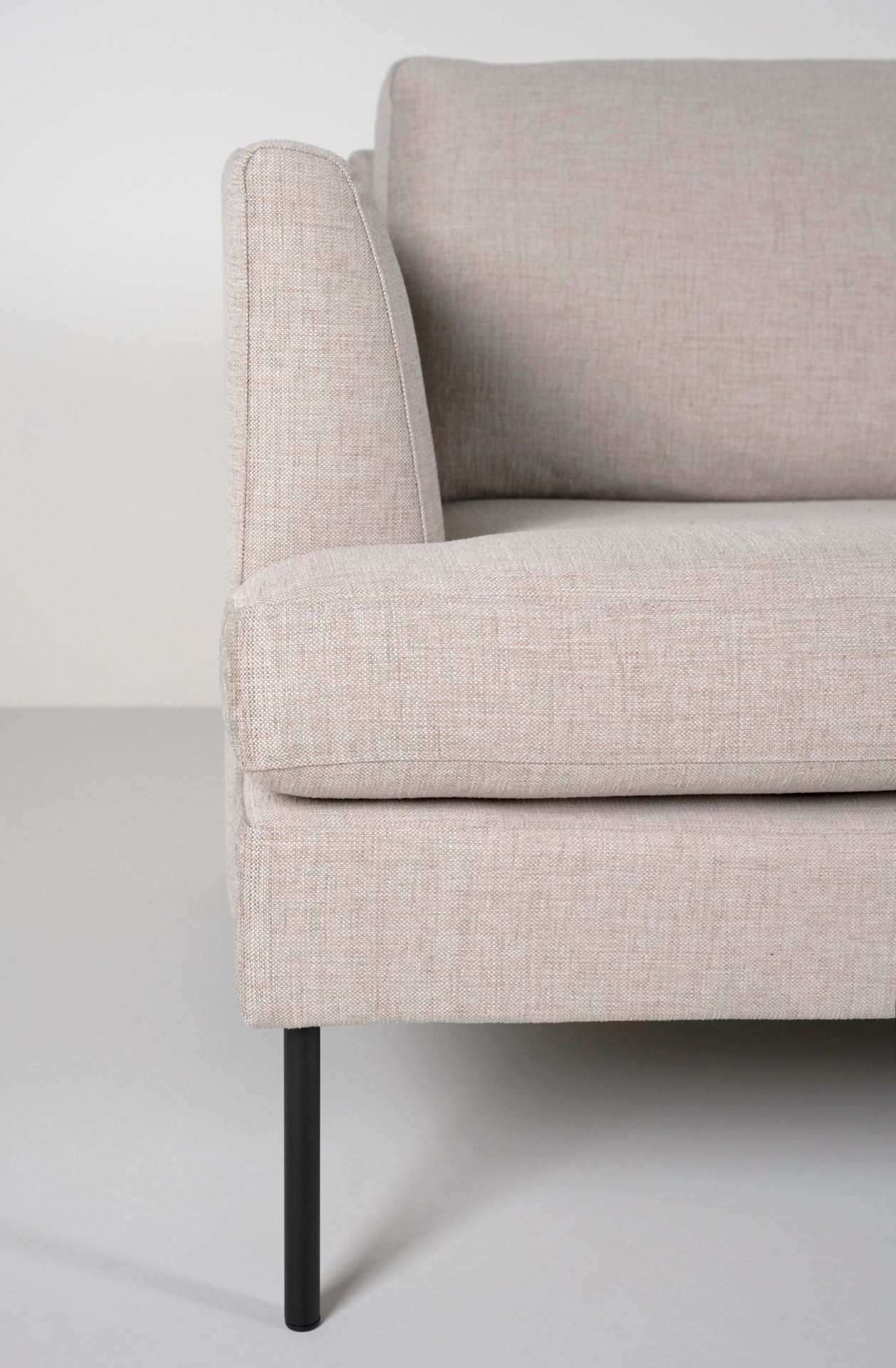 Sofföverdrag schäslong höger beige - 9