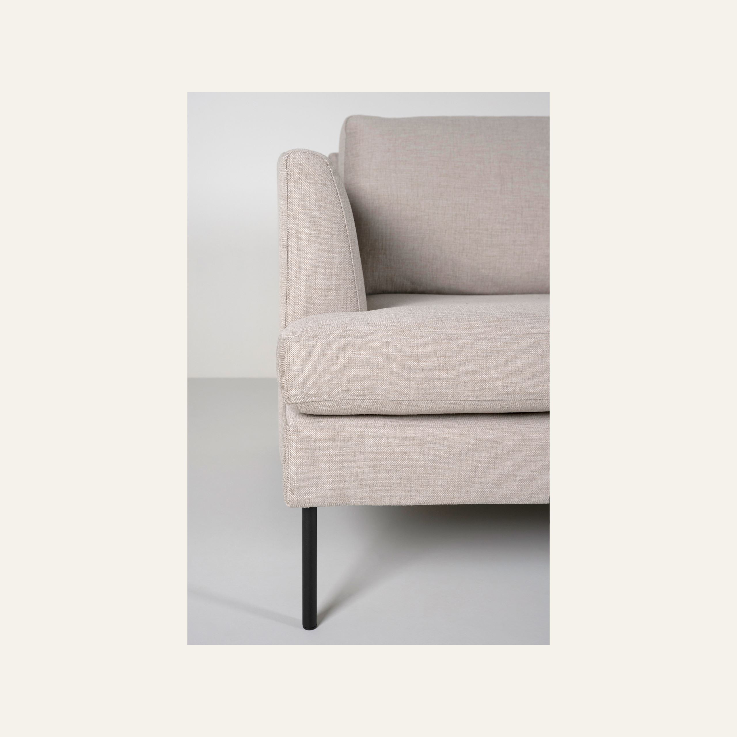 Sofföverdrag schäslong höger beige - 9