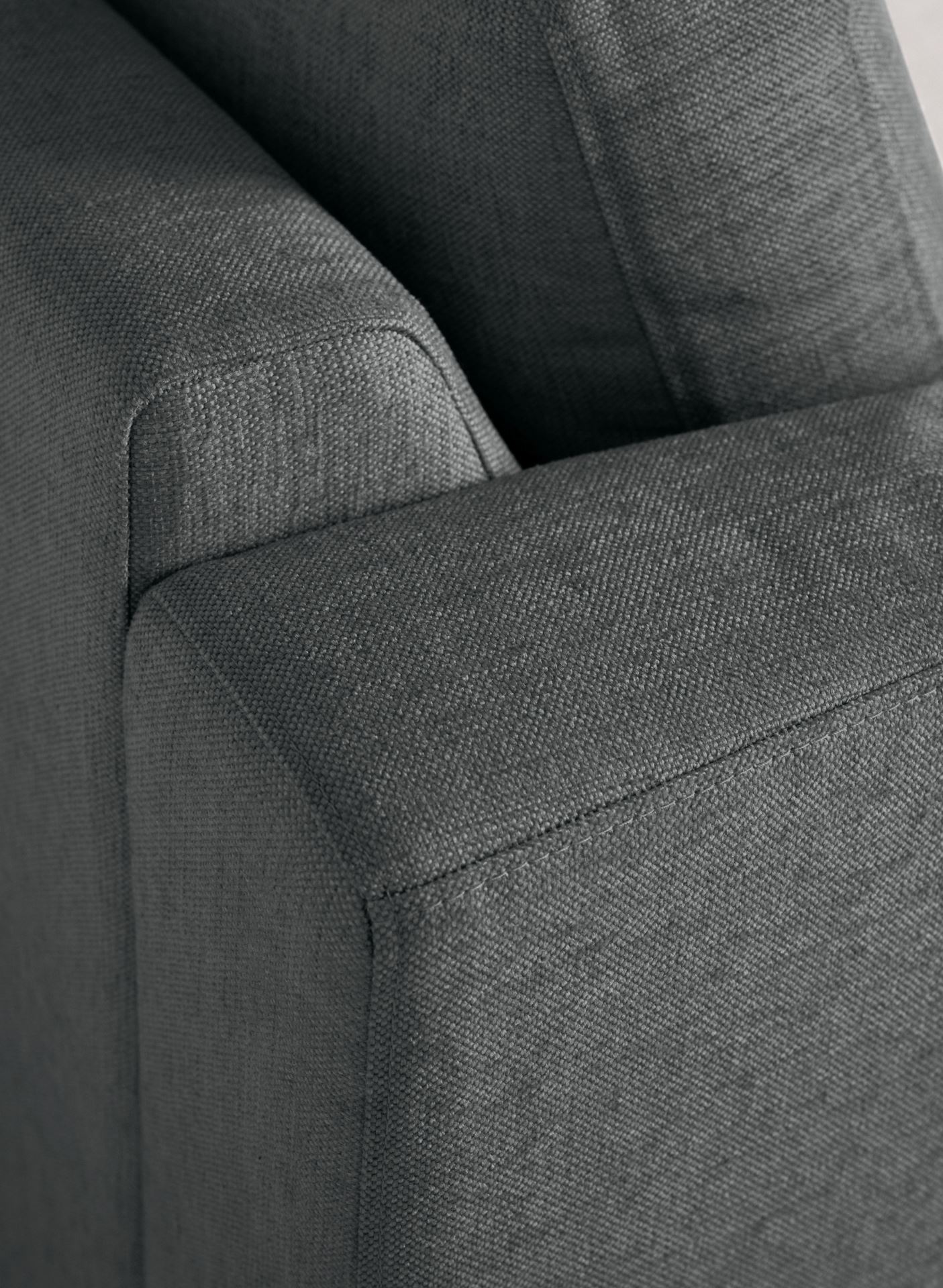 Soffa divan vänster grå - 3