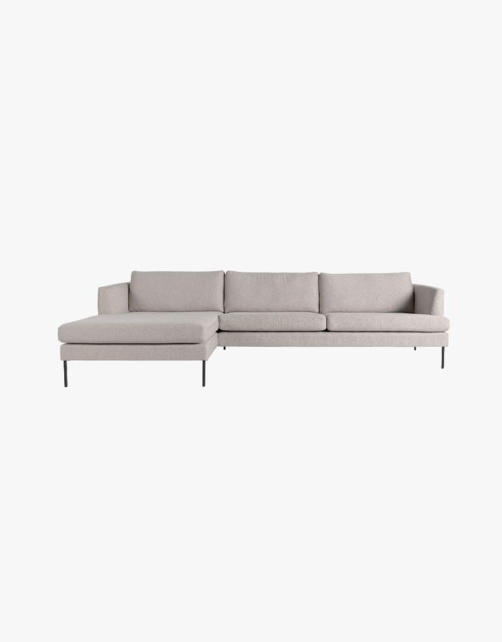 Soffa schäslong vänster beige - 300x156x80 cm beige - 1