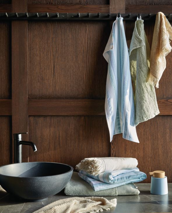 Handduk  ljusgrön - 50x90 cm ljusgrön - 1