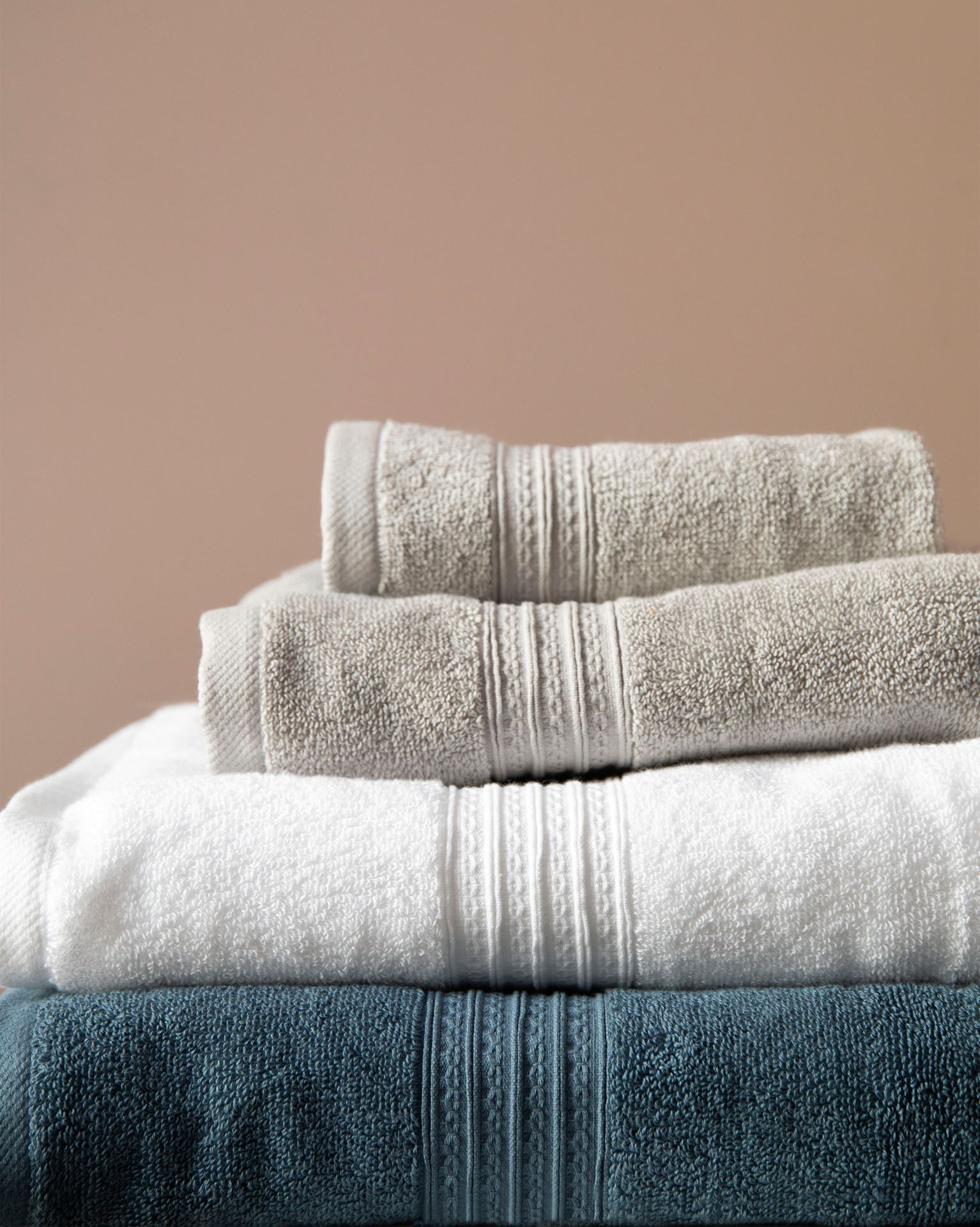 Handduk  ljusgrå - 3