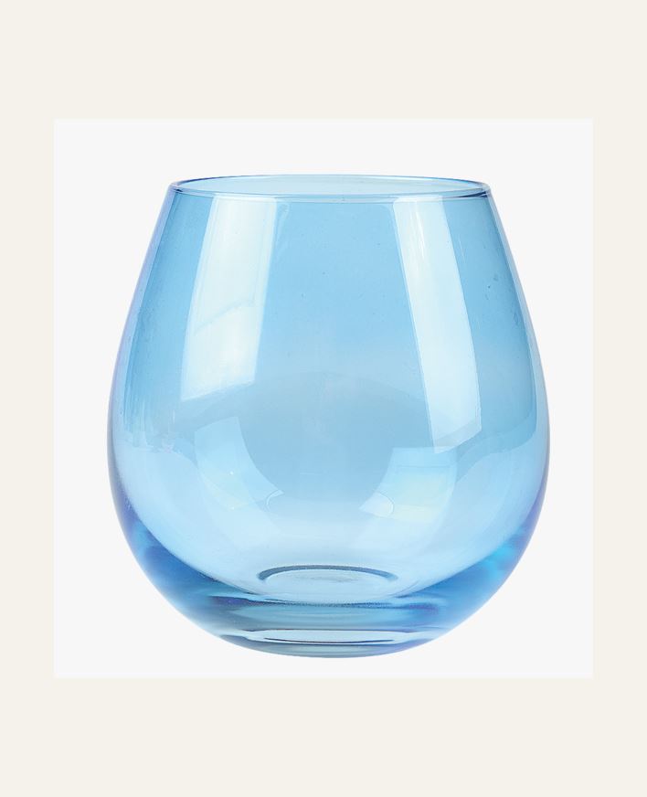 Glas blå - 440 ml blå - 1