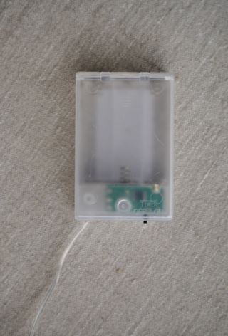 Berry led-ljusslinga röd