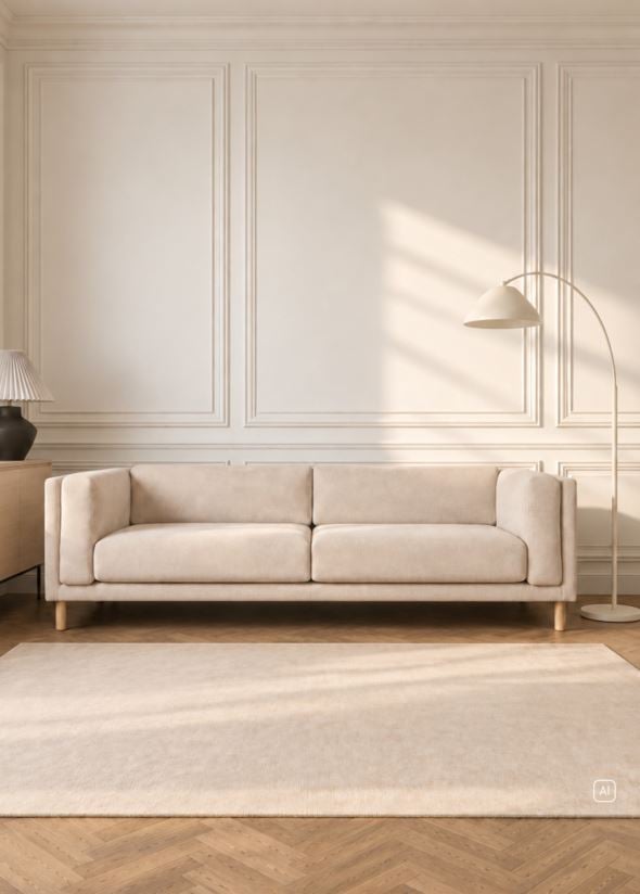 3-sits soffa ljusbeige - 3