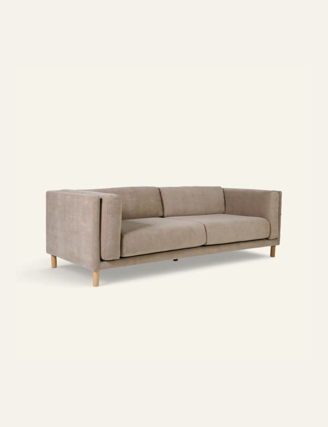 3-sits soffa taupe - 8