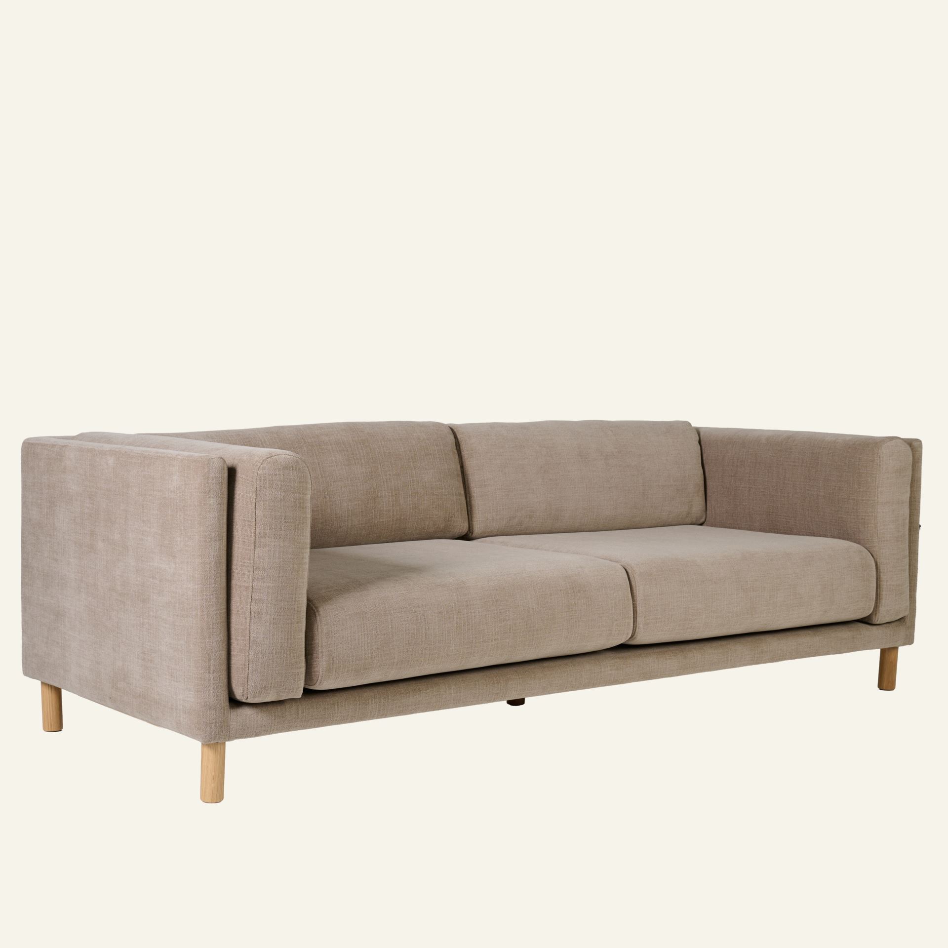 3-sits soffa taupe - 3