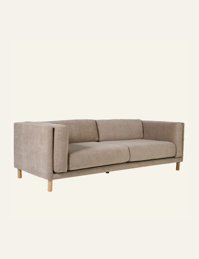 3-sits soffa taupe - 3