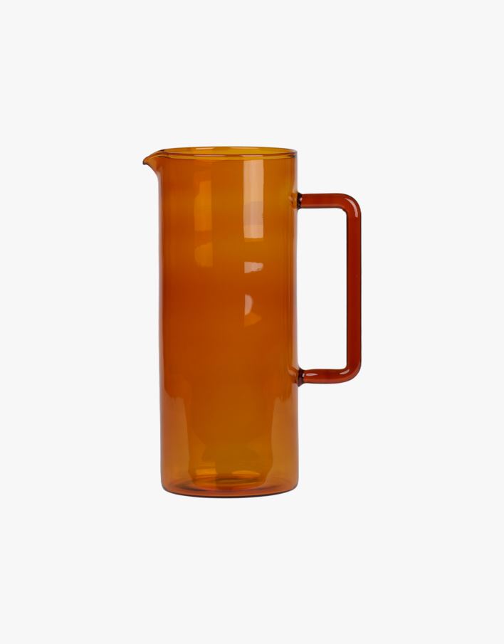 Bella glas kanna brun  - 9x14x22 cm brun - 1