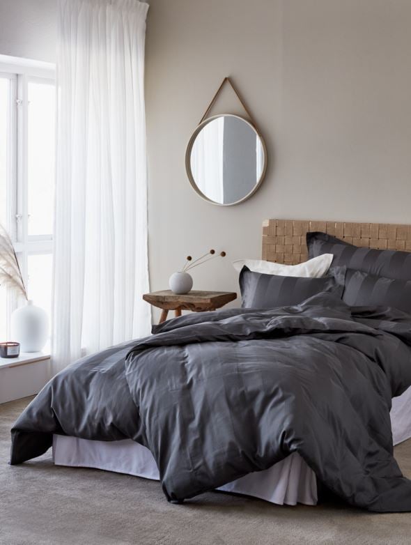 Påslakanset i satin grå - 3