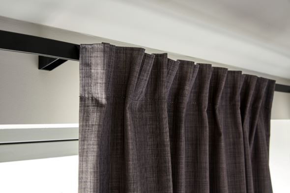Gardinkrokar, låga stål - 5
