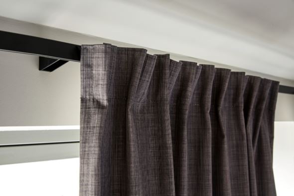 Gardinkrokar, låga stål - 5