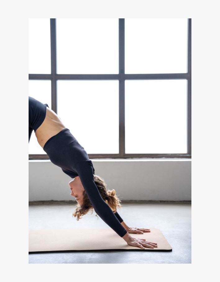 Träningsmatta natur - 61x183 cm natur - 1