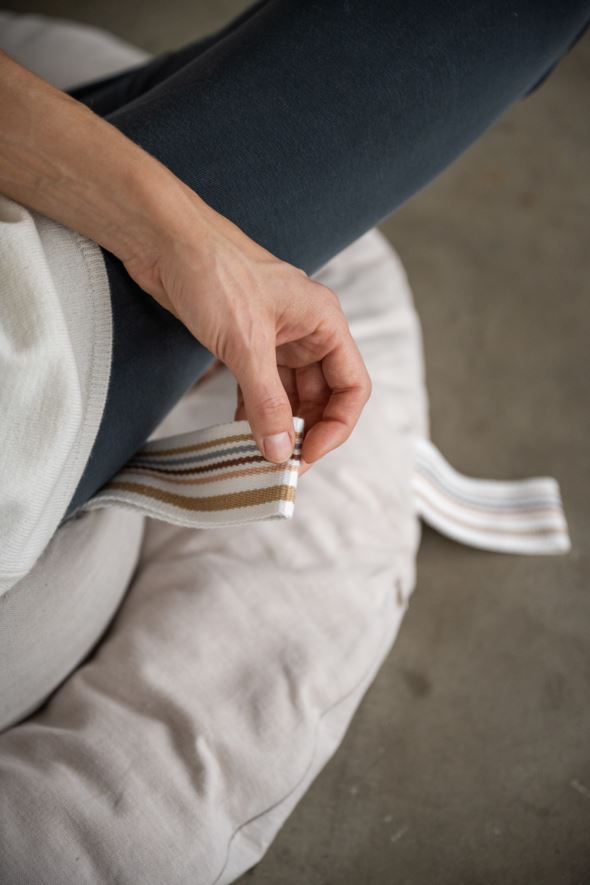 Meditationskudde ljusbeige - 3