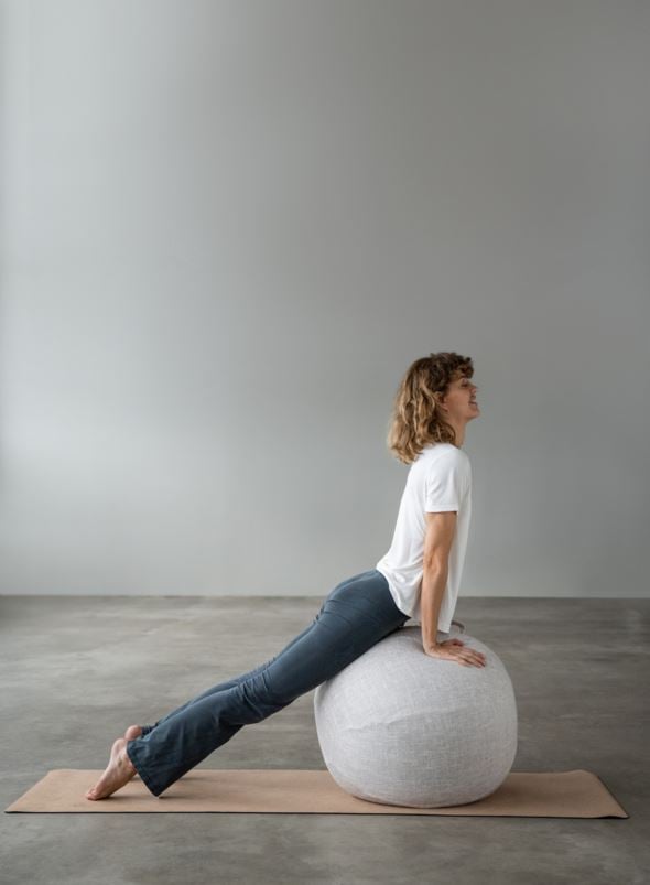 Balansboll beige - 2