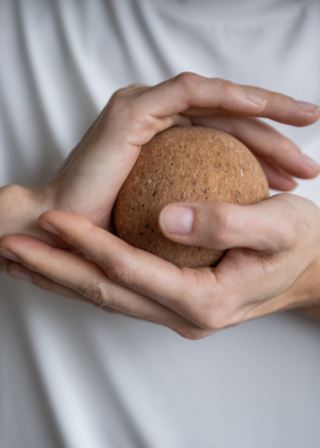 Body & Mind enkel massageboll natur