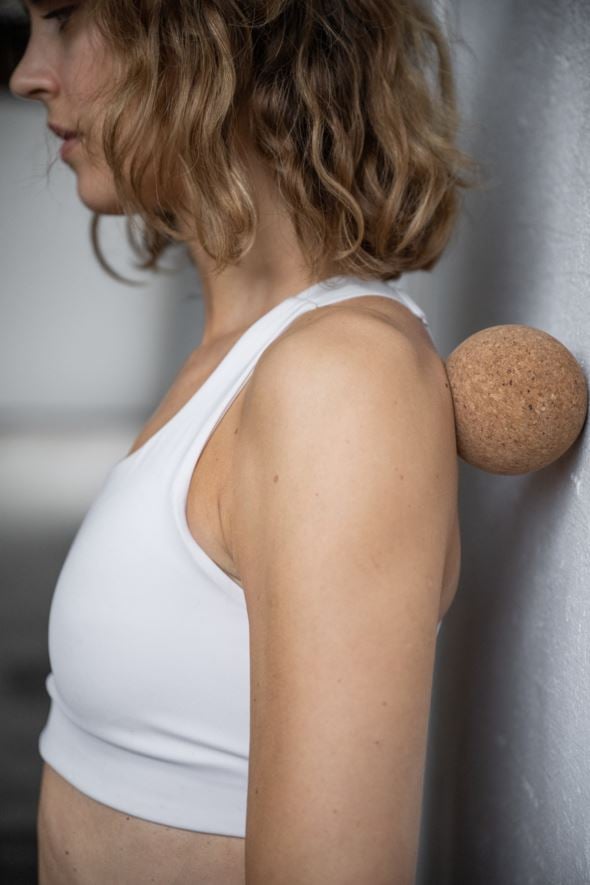 Enkel massageboll natur - 3