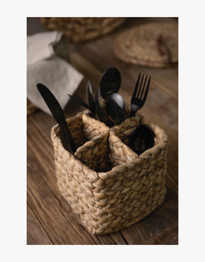 Bestickkorg natur - 15x15x13 cm natur - 1