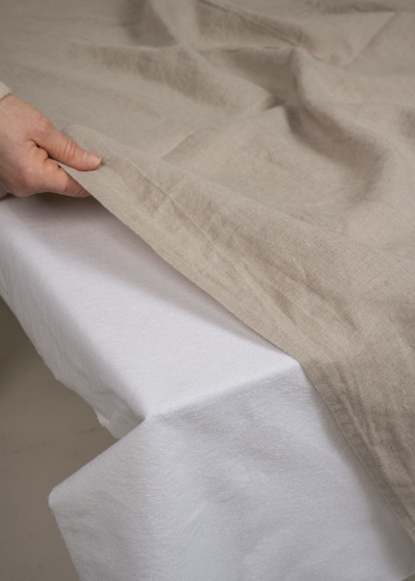 Bordsfilt vit - 140x300 cm vit - 1