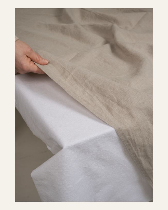Bordsfilt vit - 140x300 cm vit - 1