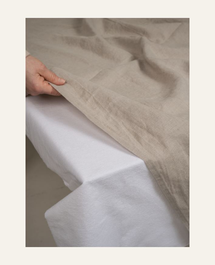 Bordsfilt vit - 140x300 cm vit - 1