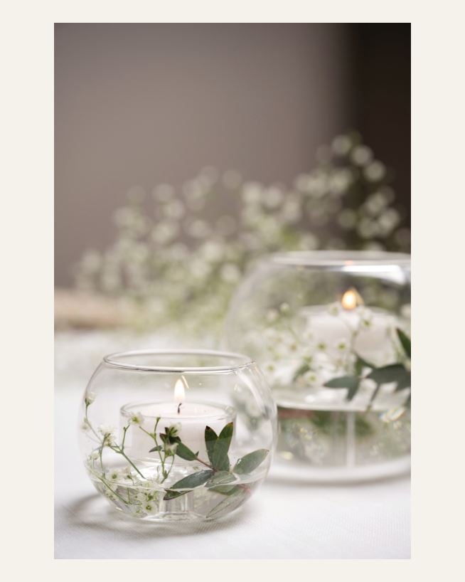 Värmeljushållare transparent - 8x6 cm transparent - 1