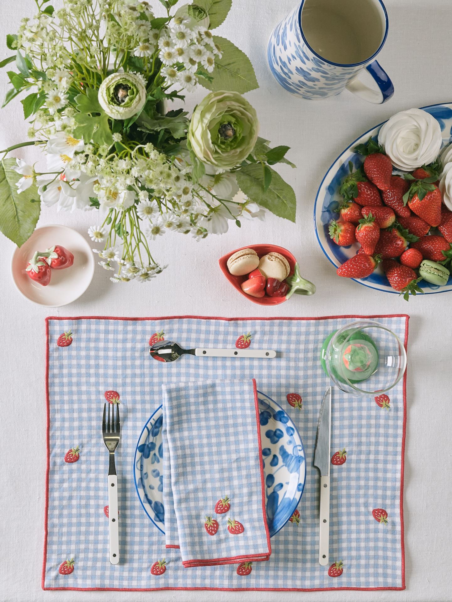 2-pack tygservetter blå - 2