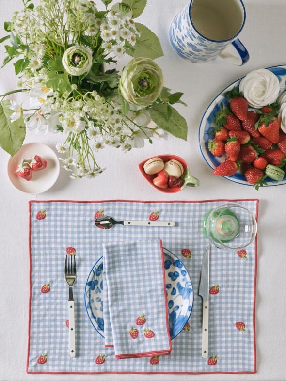 2-pack tygservetter blå - 2