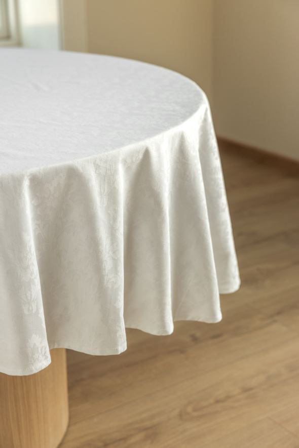Avtorkningsbar duk vit - ø220 cm vit - 1