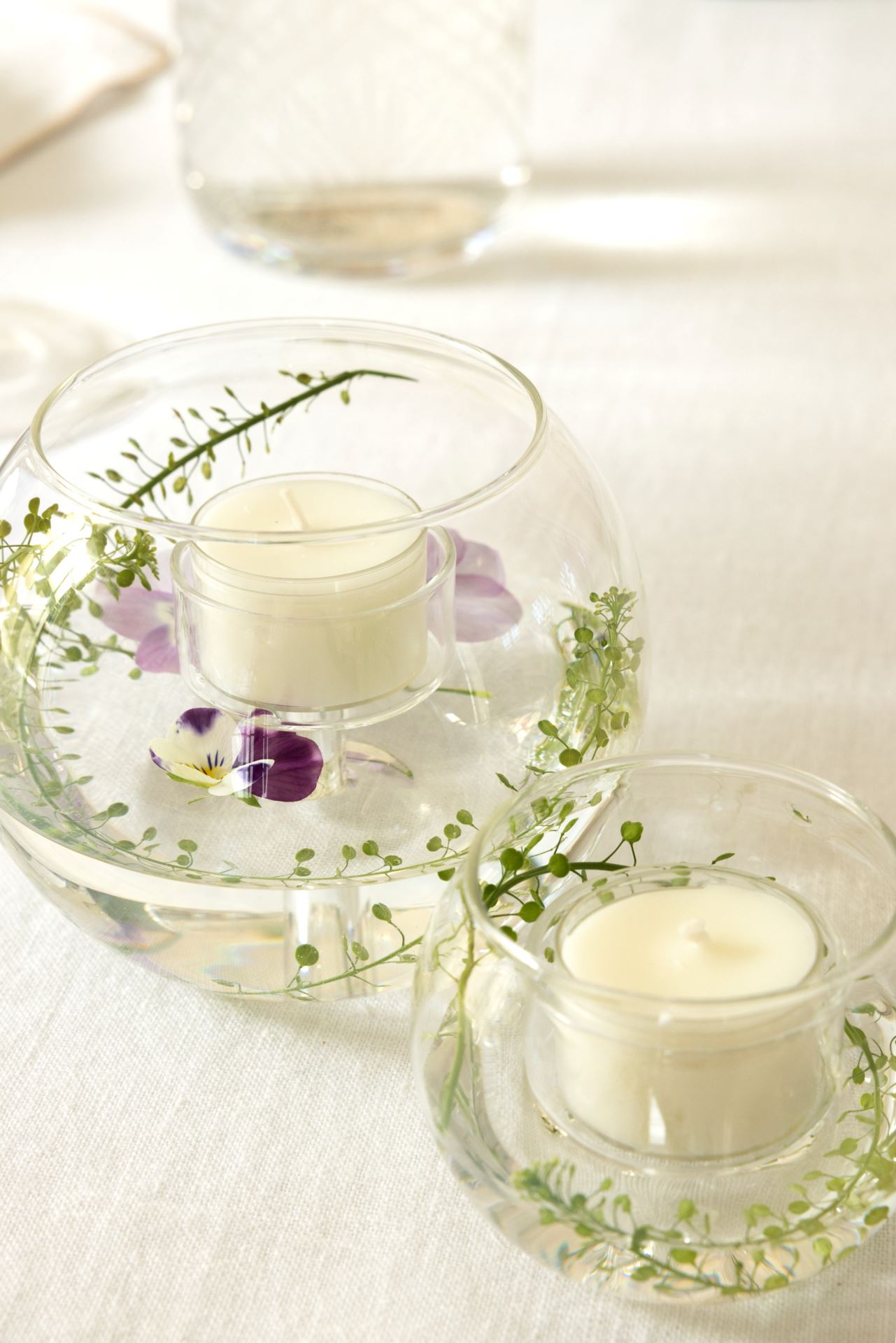 Värmeljushållare transparent - 4