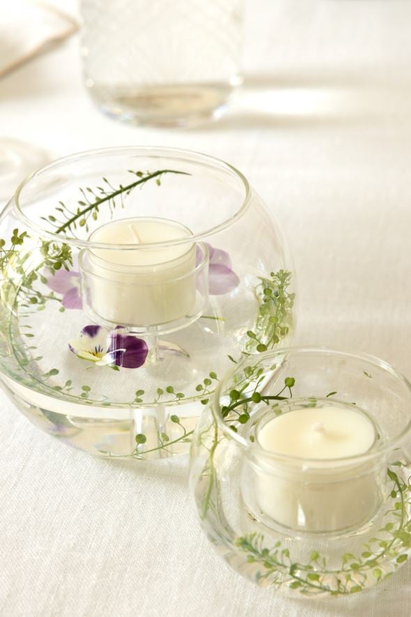 Värmeljushållare transparent - 4