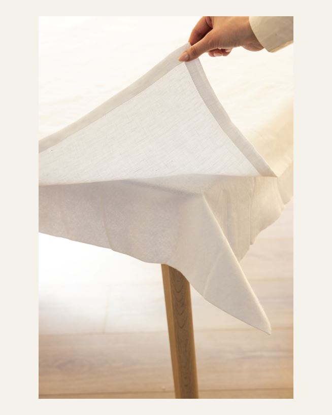 Bordsfilt vit - 130x330 cm vit - 1