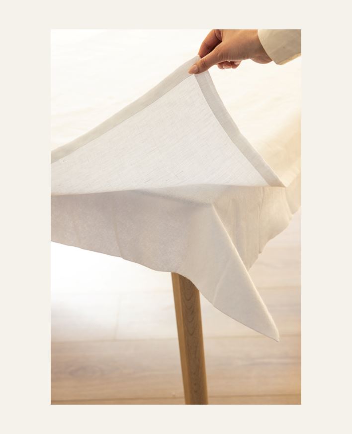 Bordsfilt vit - 130x230 cm vit - 1