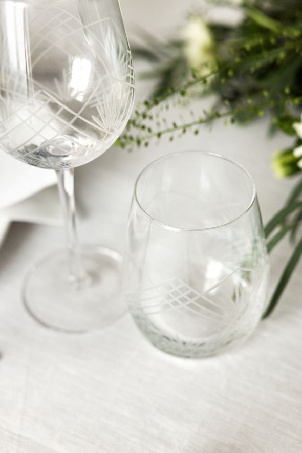 Rödvinsglas transparent - 5