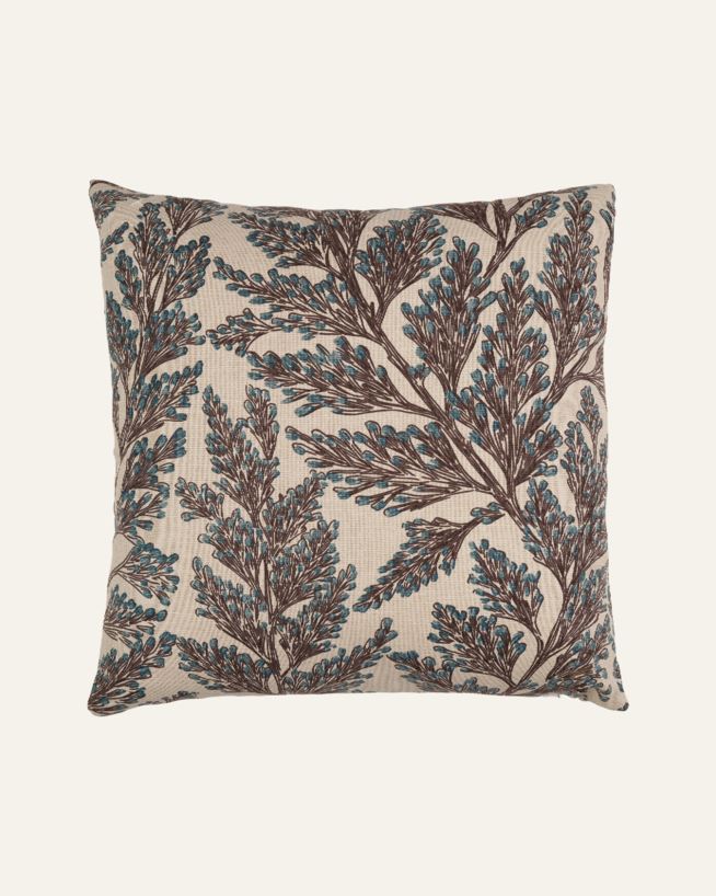 Prydnadskudde gråblå - 50x50 cm gråblå - 1