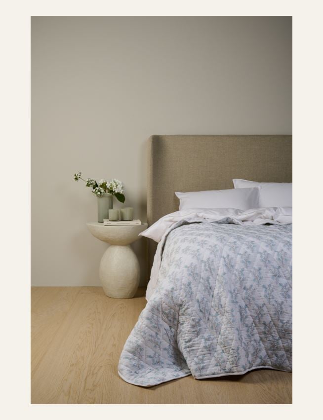 Överkast ljusblå - 3