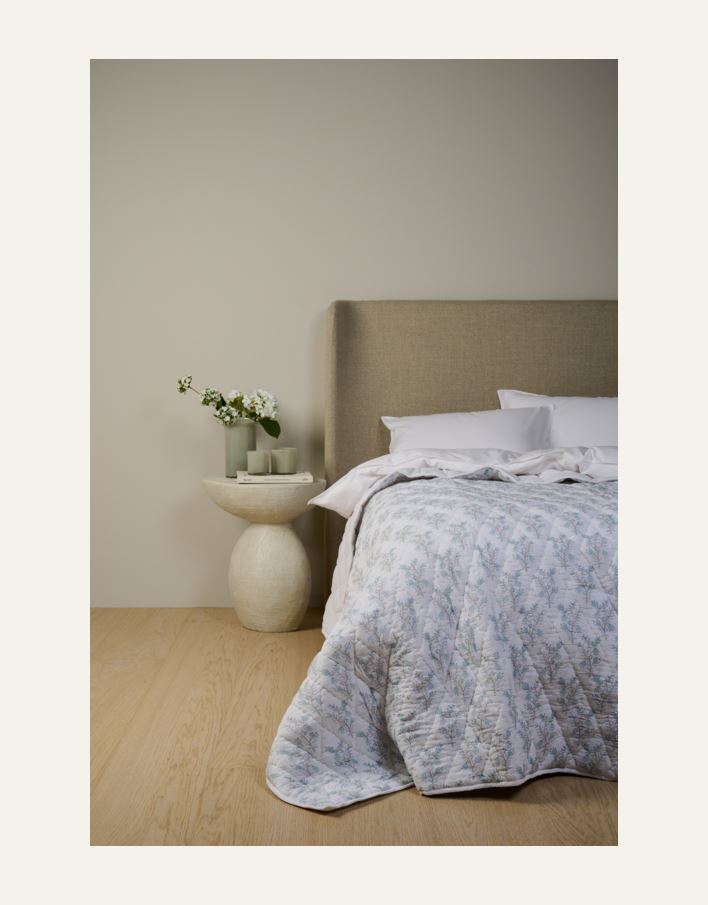 Överkast ljusblå - 3