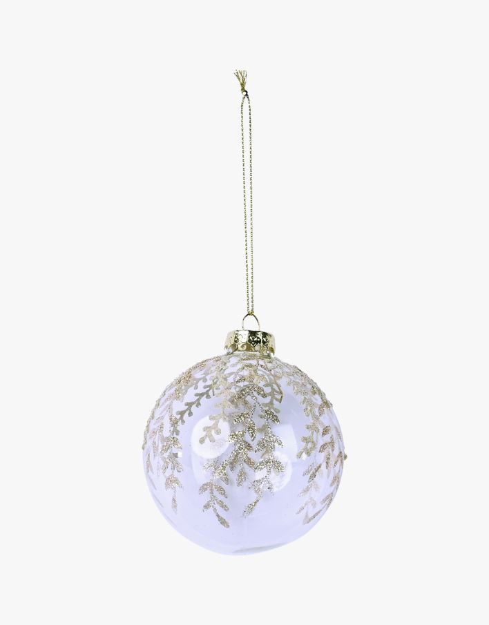 Julgranskula transparent - ø 8 cm transparent - 1