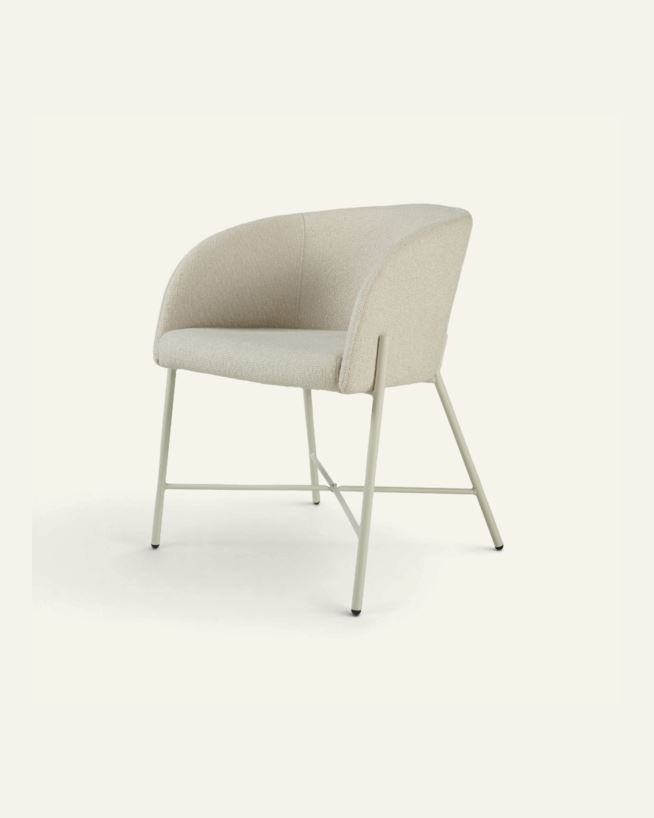Matstol ljusbeige - 56x59x74,5 cm ljusbeige - 1