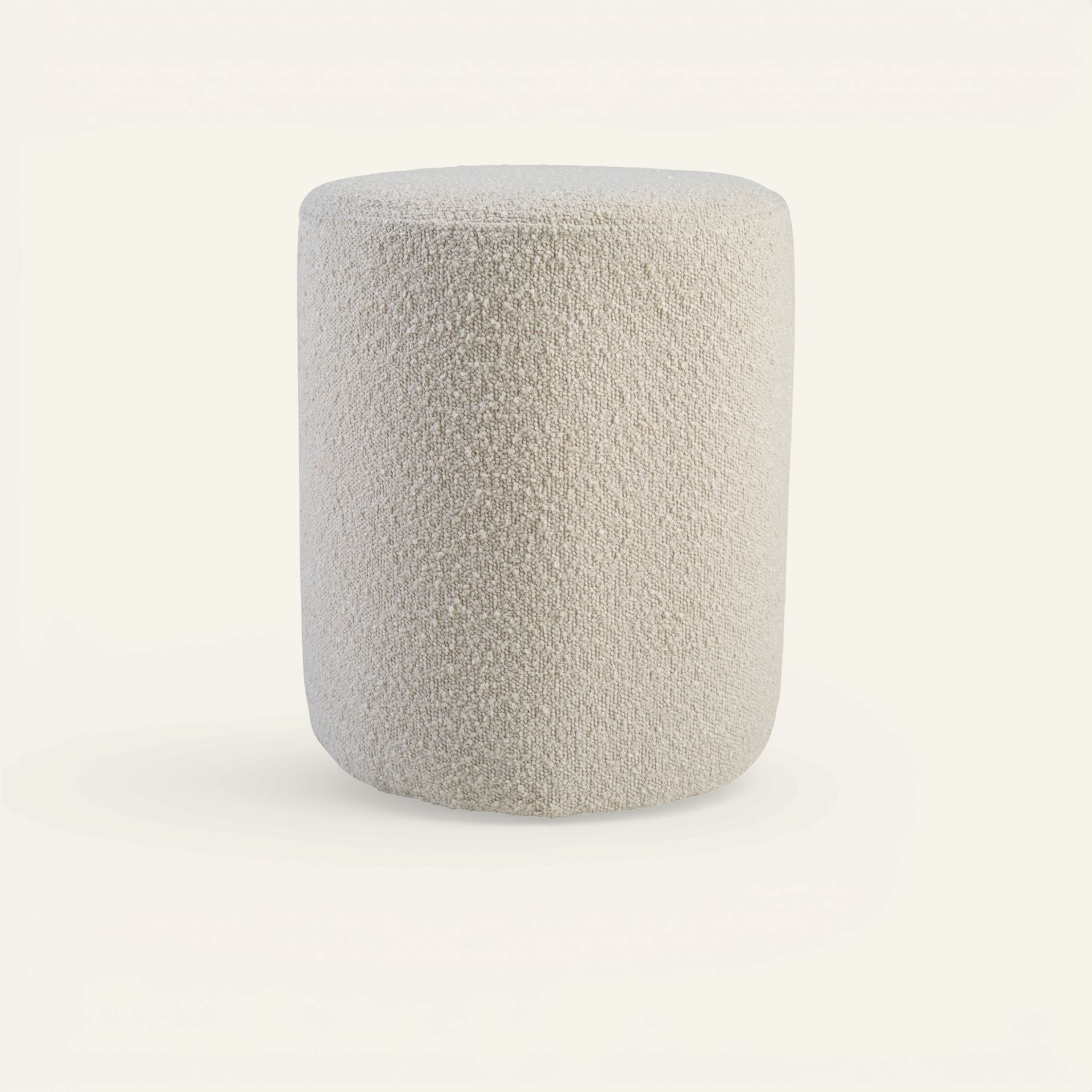 Puff ljusbeige - 34x34x41 cm ø34 ljusbeige - 1