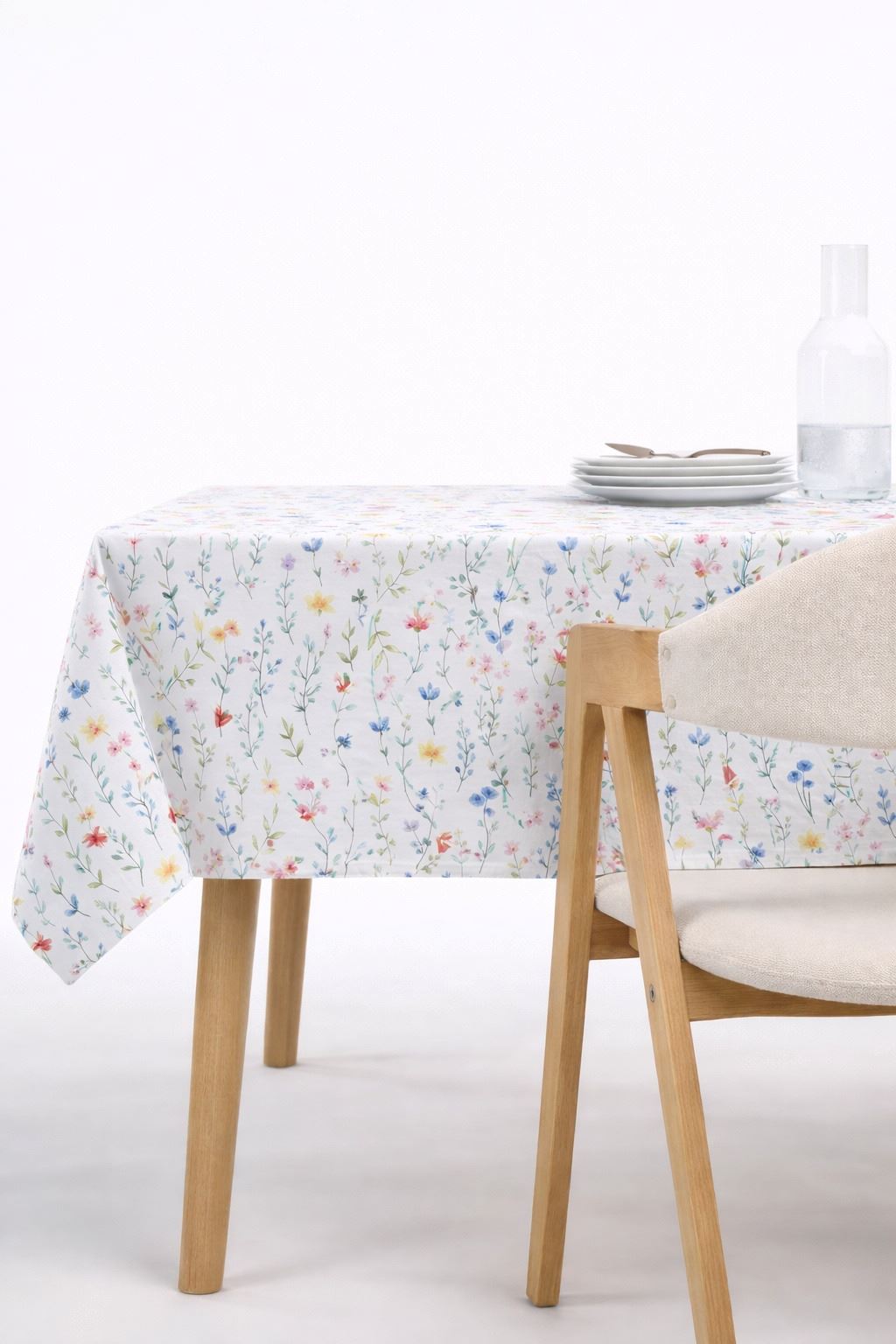 Avtorkningsbar duk multi - ø145cm multi - 1