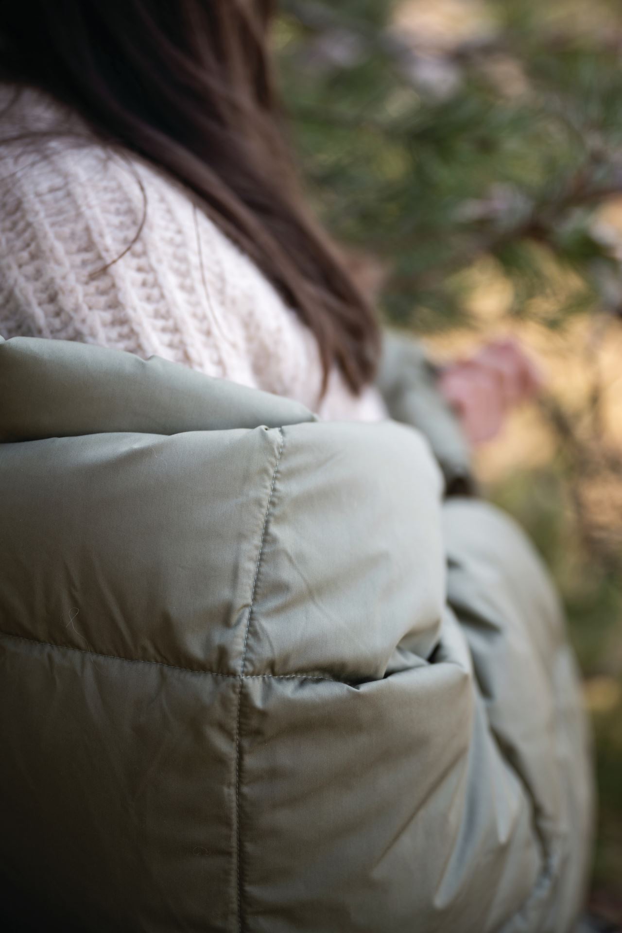 Dunpläd olivgrön - 4