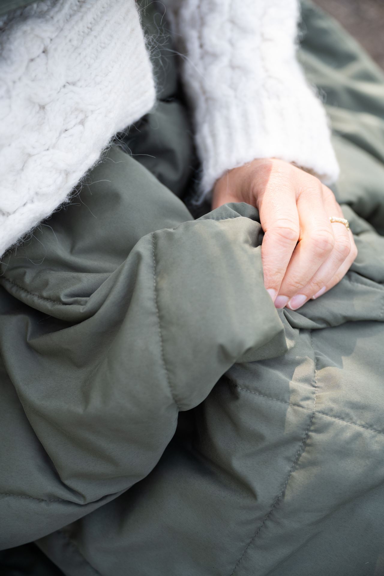 Dunpläd mörkgrön - 3