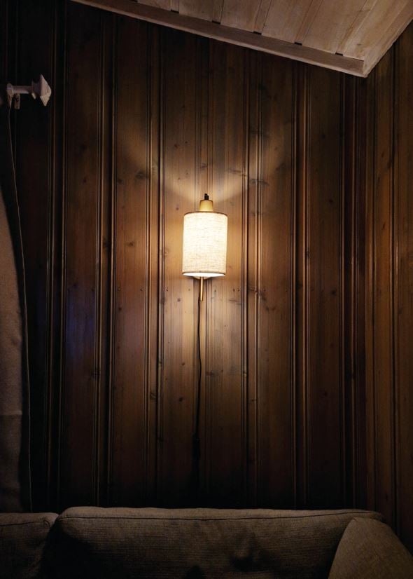 Vägglampa mässing - 3